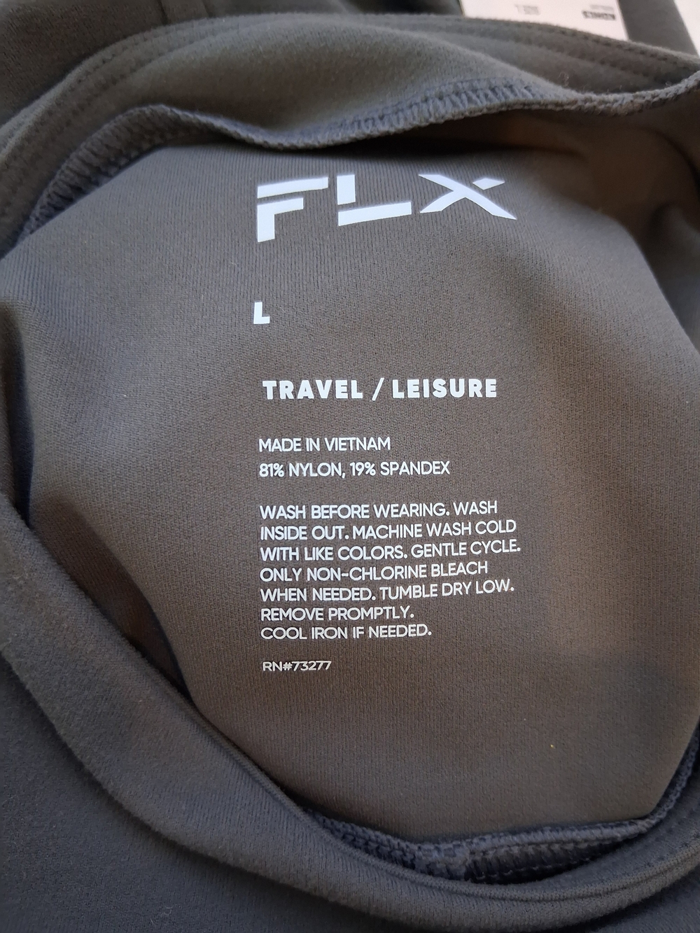 FLX Affirmation Mock-Neck Short Sleeve Midi Dress in Gray - Picture 6 of 6